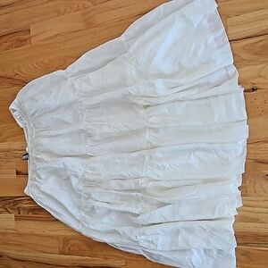 Elegant White Maxi Skirt